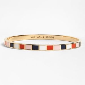 Kate Spade hit your stride stripe idiom bangle